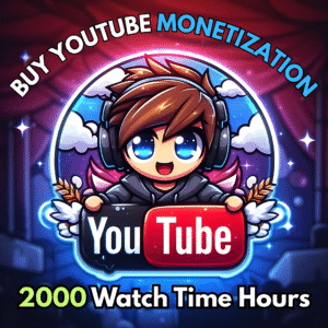 Buy YouTube Monetization Boost 2000 Hours Watchtime (Must Be 15+ Min Video)