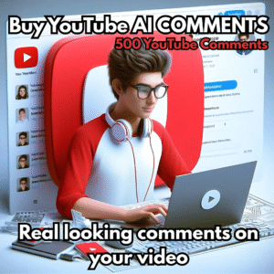 Buy AI YouTube Comments Real Accounts - 500